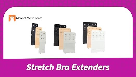 Stretch Bra Extenders Lengthen Bra Straps to Fit Perfectly
