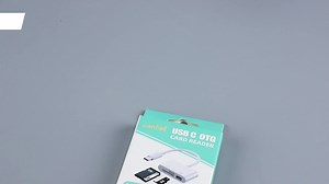 Cantell 3 in 1 Type-C Hub to USB2.0 SD TF Adapter for USB C Devices OTG Memory Card Reader TF