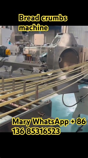 Bread crumbs extrusion making machine 👍🤝 bread crumbs processing machine line working well