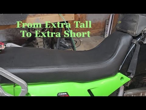 Building a Low Seat for the Kawasaki KLR650
