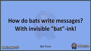 Bat - Jokes, Puns, Wordplays, and Laughter