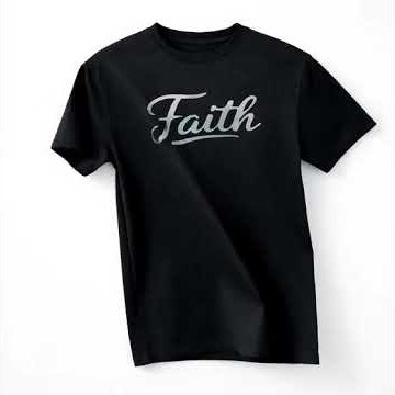 @LBandSKDesignShops Faith Script T-Shirt #streetwearstyle