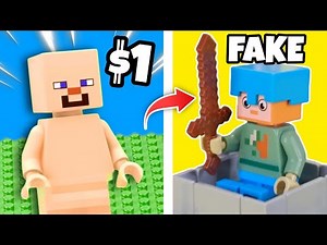 Unboxing KNOCKOFF LEGO MINECRAFT Minifigures...