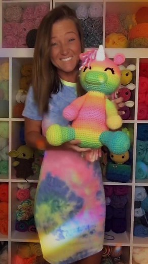 Colorful Crochet Creations by Kayte-Did: Rainbow Unicorn Edition