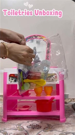 🩷 Toy Sink Assembly & Setup | Satisfying Mini Kitchen #shorts