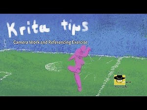 Krita Tips: Camera Work and Referencing Exercise