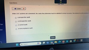 Questions75MINHide TimerLlstenWhile CAC systems are conve... | Filo