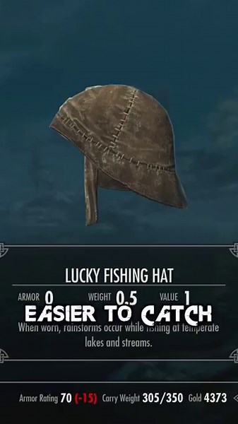 One of the best Spots To Catch A Catfish! #fishing #skyrim #skyrimanniversaryedition #shorts