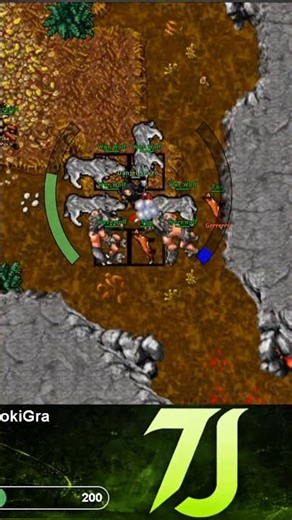 AFK na 10 sekund i DEAD… Tibia boli 💀#shorts