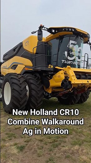 New Holland CR10 Combine at Ag in Motion #NewHolland #AginMotion #AIM2025