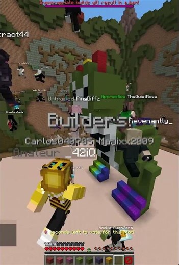 Check out my long form video on my channel! #buildbattle #minecraft #hypixel