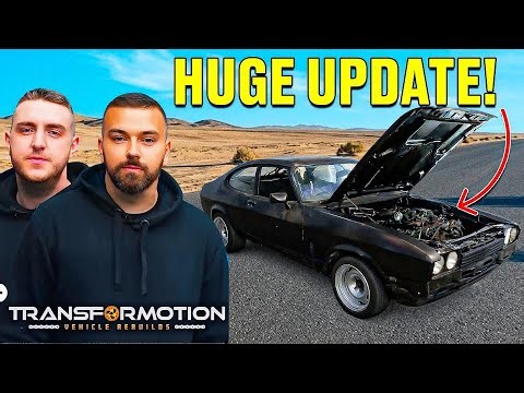 Rebuilding A Ford Capri With A V8 Engine & It Fits!