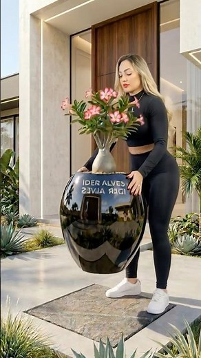 I Made a Luxury Garden Vase Using Only Cement and a Balloon 🎈🏡🌸