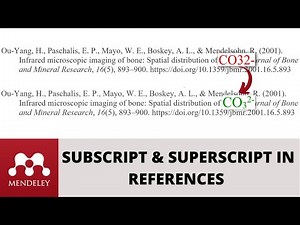 Tutorial Mendeley 14: Membuat Subscript dan Superscript Pada Daftar Pustaka