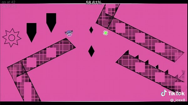 Flower By lexycat - A Stunning Geometry Dash Level