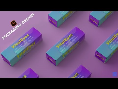 Cosmetic Product | Cream Tube | Packaging Box Design | ADOBE ILLUSTRATOR in HINDI / हिंदी में