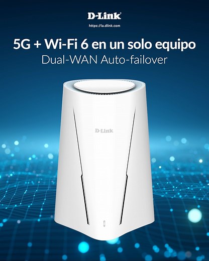 D-Link Peru on Instagram: "📶𝗧𝘂 𝗿𝗲𝗱 𝗻𝘂𝗻𝗰𝗮 𝗱𝘂𝗲𝗿𝗺𝗲. Con el G530, 𝘀𝗶 𝘂𝗻𝗮 𝗰𝗼𝗻𝗲𝘅𝗶𝗼́𝗻 𝗳𝗮𝗹𝗹𝗮, 𝗼𝘁𝗿𝗮 𝘁𝗼𝗺𝗮 𝗲𝗹 𝗰𝗼𝗻𝘁𝗿𝗼𝗹 𝗮𝗹 𝗶𝗻𝘀𝘁𝗮𝗻𝘁𝗲. ¡Sigue en línea sin darte cuenta! #G530 #5G #WiFi6 #Dlink Autofailover inteligente: cambia a 4G/5G automáticamente si tu red fija falla."