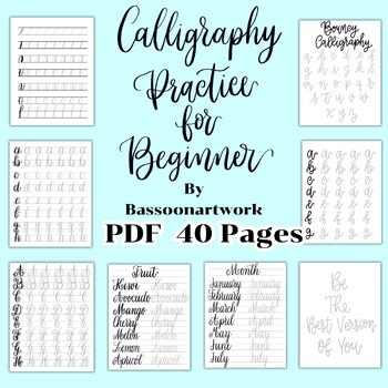 Calligraphy Workbook For Beginners