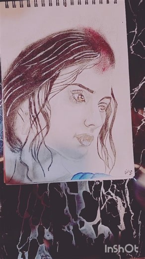 #Indian women sketch#drawing