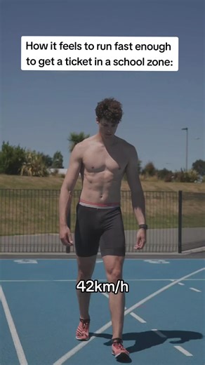 Running Fast Enough to Get a Ticket in a School Zone