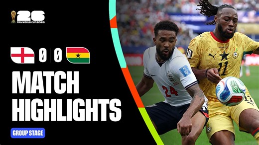 Highlights | England 0-0 Ghana | FIFA World Cup 2026™