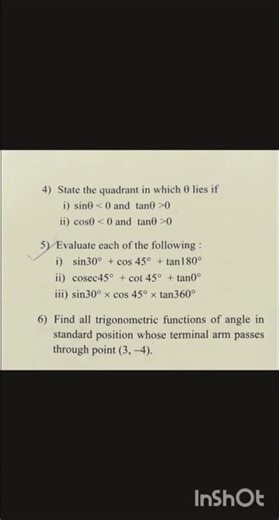 Trigonometry class 11 maths part-2 #questions #withsolution #trigonometry #shortvideo #mathematics