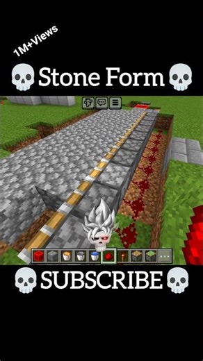 Minecraft Automatic Stone Farm💀 #minecraft #shortvideo