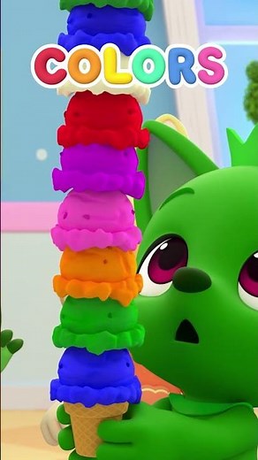Learn Colors! 🍦 🌈 Education for Kids #Hogi #shorts