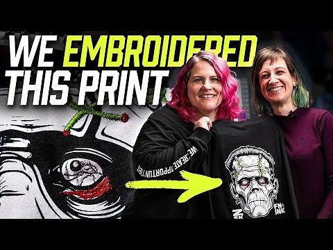 Combining Screen Printing & Embroidery for Next-Level Apparel!