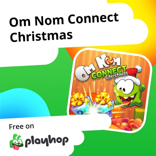 Om Nom Connect Christmas: Play Online For Free On Playhop