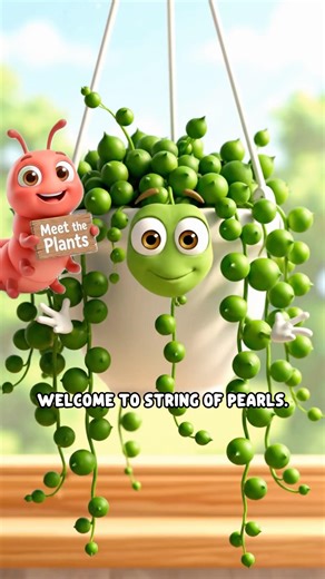 Meet the Plants: String of Pearls 🟢 | Unique Trailing Succulent