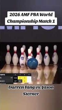 2026 AMF PBA World Championship Match 1 #shorts #bowling #pbabowling #worldchampionship