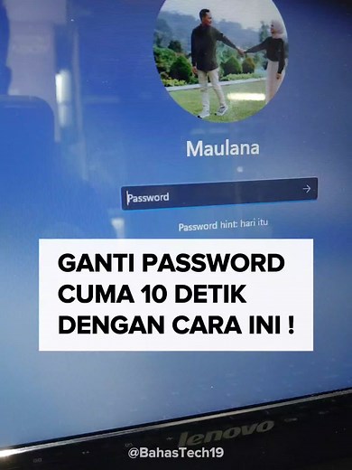 Tips Mudah Ganti Password Laptop Tanpa Setting
