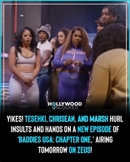 HOLLYWOOD UNLOCKED on Instagram: "Yikes! @tesehki, @chrisean, and #Marsh @mdutchibaby_ throw hands and insults on a new episode of #BaddiesUSAChapterONE! Subscribe to @thezeusnetwork to watch the TOMORROW and follow @thezeusnetworkbaddies for more!"