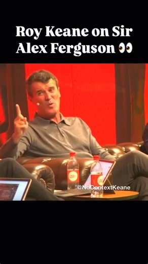 No Context Keane on Instagram: "Roy not pulling any punches on Fergie 💪"