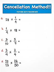 Cancellation Method‼️ #basicmath #mathtutor #mathtutorial #MathTrick #mathteachergon #fractions #mathhacks #mathematics #MathTutor #teachergon #math #mathreview | Ako si Teacher Gon