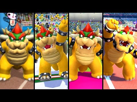 Evolution of Bowser in Mario & Sonic (2007-2022)