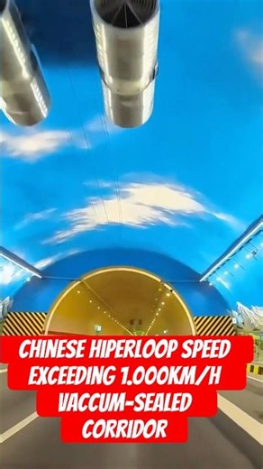 Chinese hyperloop leaves Musk’s vision in the groundbreaking in Hyperloop technology#shorts#viral