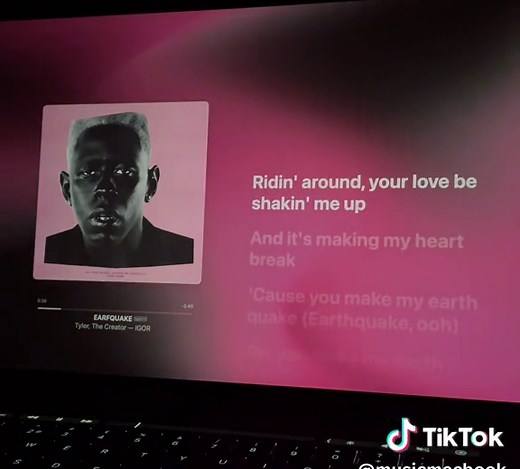 Tyler, The Creator - EARFQUAKE #lyrics #music | Tyler The Creator