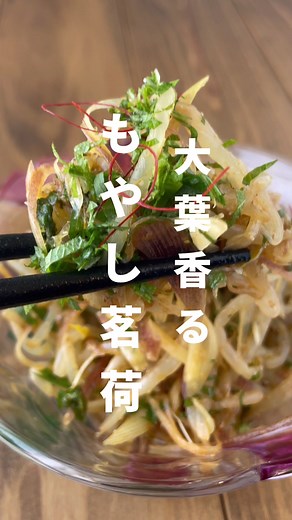 大葉ももやしも茗荷も全部好き！もやし生姜の作り方 | もやし みょうが 大葉レシピ
