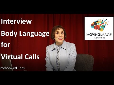 Virtual Interview Body Language Tips