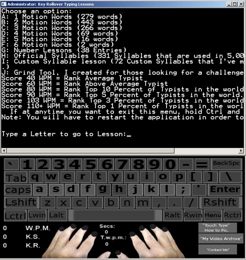 Download Touch Typing Home Row Speed Grinder - Silver Skin Free and Play on PC
