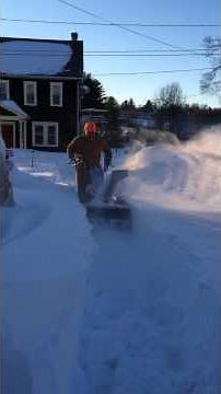 BCS 749 Walk Behind Tractor Deep Snow