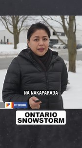 587K views · 3K reactions | Brace yourselves for the season’s heaviest snowfall. #snowstorm #toronto #ontario #filipinotv | Filipino TV | Facebook