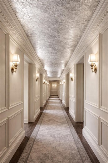 Handmade Silver Wallpaper – Silver Mixed Metallic Ceiling & Artwork – Architectural Wallcovering – Custom Size Rolls - Etsy