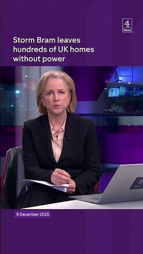 Storm Bram leaves hundreds of UK homes without power