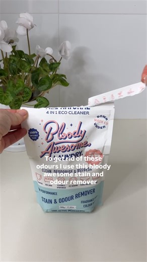 Sophie Webb on Instagram: "Now’s the perfect time to try @downunderwashco’s Bloody Awesome Stain & Odour Remover as it’s ✨50% OFF at Woolworths from 17–30 Dec!✨ If your activewear still smells after washing, that’s bacteria! This mineral-based, non-toxic formula actually removes odours and stains safely and sustainably. 🫧 Replaces 5+ toxic cleaners 🫧 Safe for the whole family 🫧 Plastic-free & home-compostable 🫧 Only $0.29 per use! Fresh gym gear and a clean conscience 🙌 #DownUnderWashCo #Bl