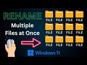 How to Quickly Rename Multiple Files at Once in Windows 11 | Easy Method