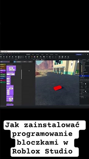 Jak zainstalować programowanie bloczkami w Roblox Studio? #roblox #robloxstudio #easylua