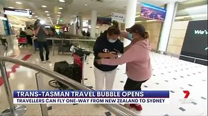 There have been emotional reunions at Sydney Airport, as the one-way travel bubble with New Zealand opened. Read more: https://7news.link/356ubwS #7NEWS | 7NEWS Melbourne